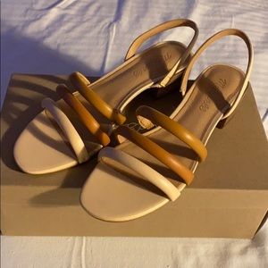 Multistrap Slingback Sandals